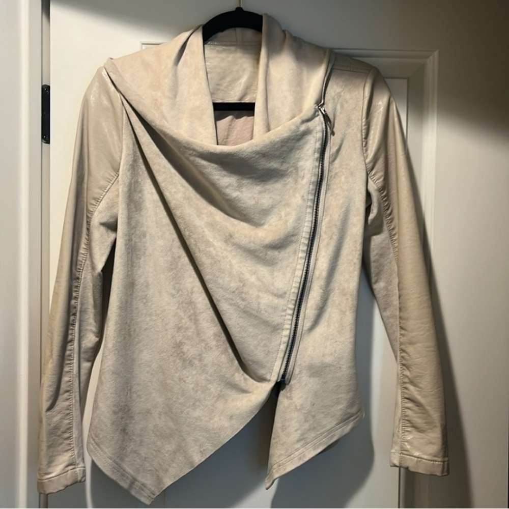 Blank NYC Faux Suede and Leather Jacket